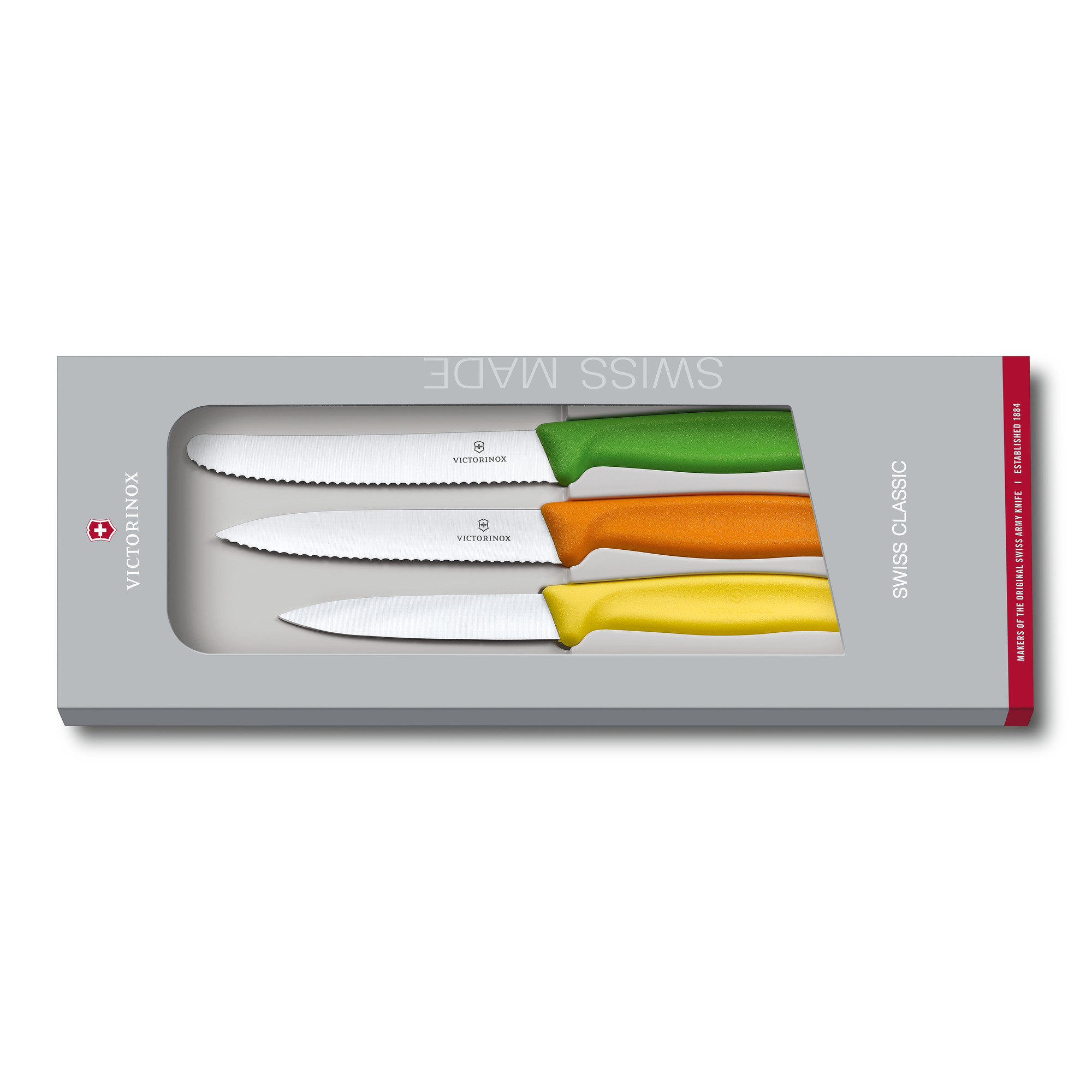 Victorinox Swiss Classic Gemüsemesser-Set, bunt