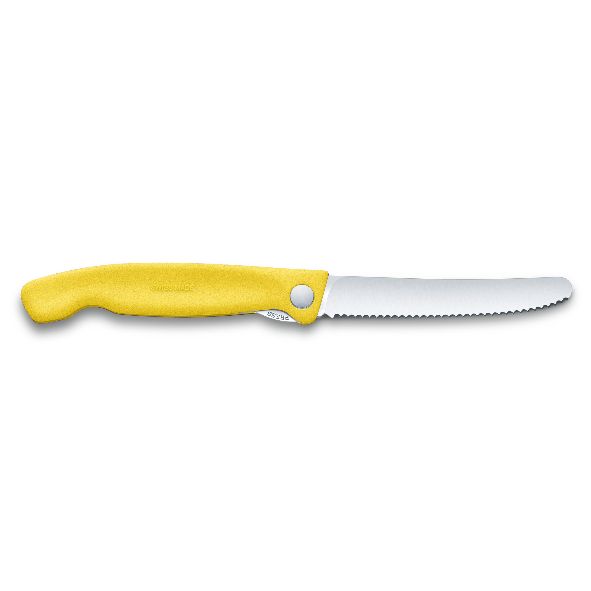 Victorinox Swiss Classic Picknickmesser Wellenschliff, gelb