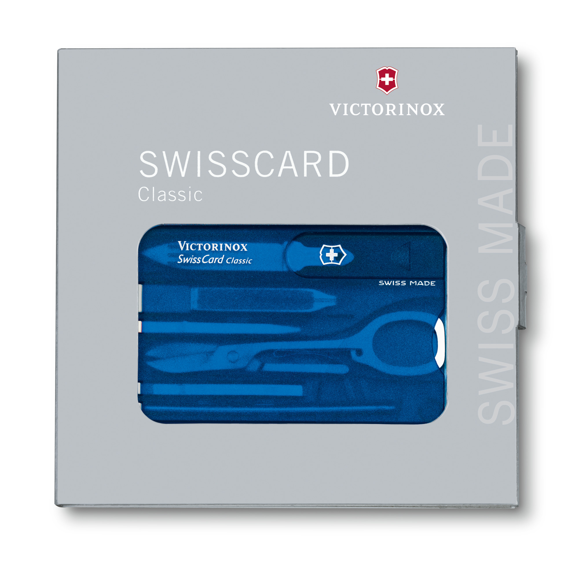 Victorinox Swiss Card Classic blau transparent