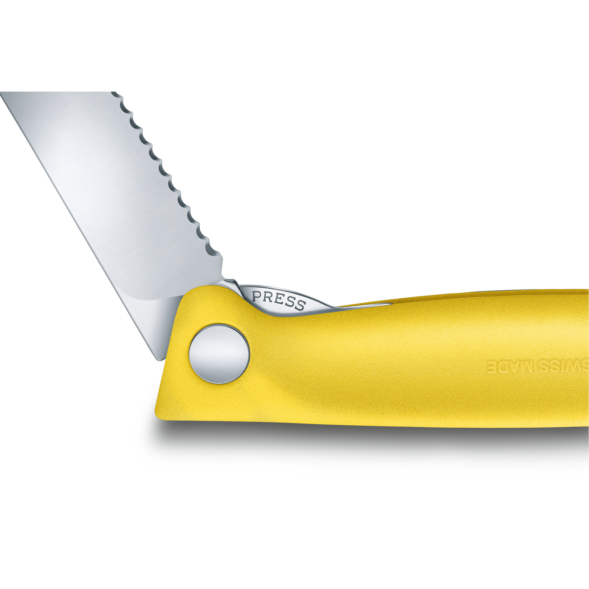 Victorinox Swiss Classic Picknickmesser Wellenschliff, gelb