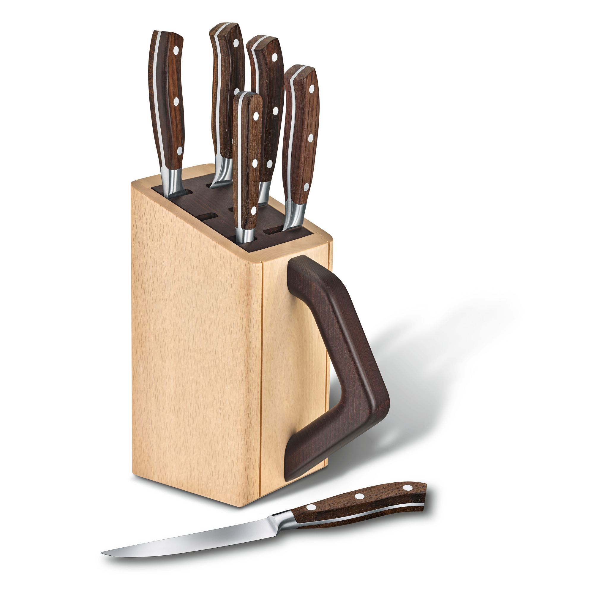 Victorinox Grand Maître Wood Tomaten- und Steakmesser, 12cm