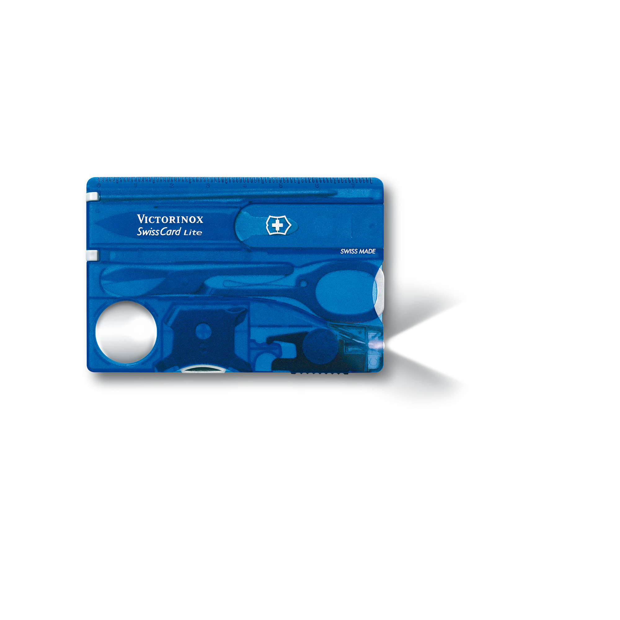 Victorinox Swiss Card Lite blau transparent