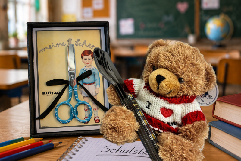 1. Geschenke-Bundle Schulstart, Kötzli Schere blau
