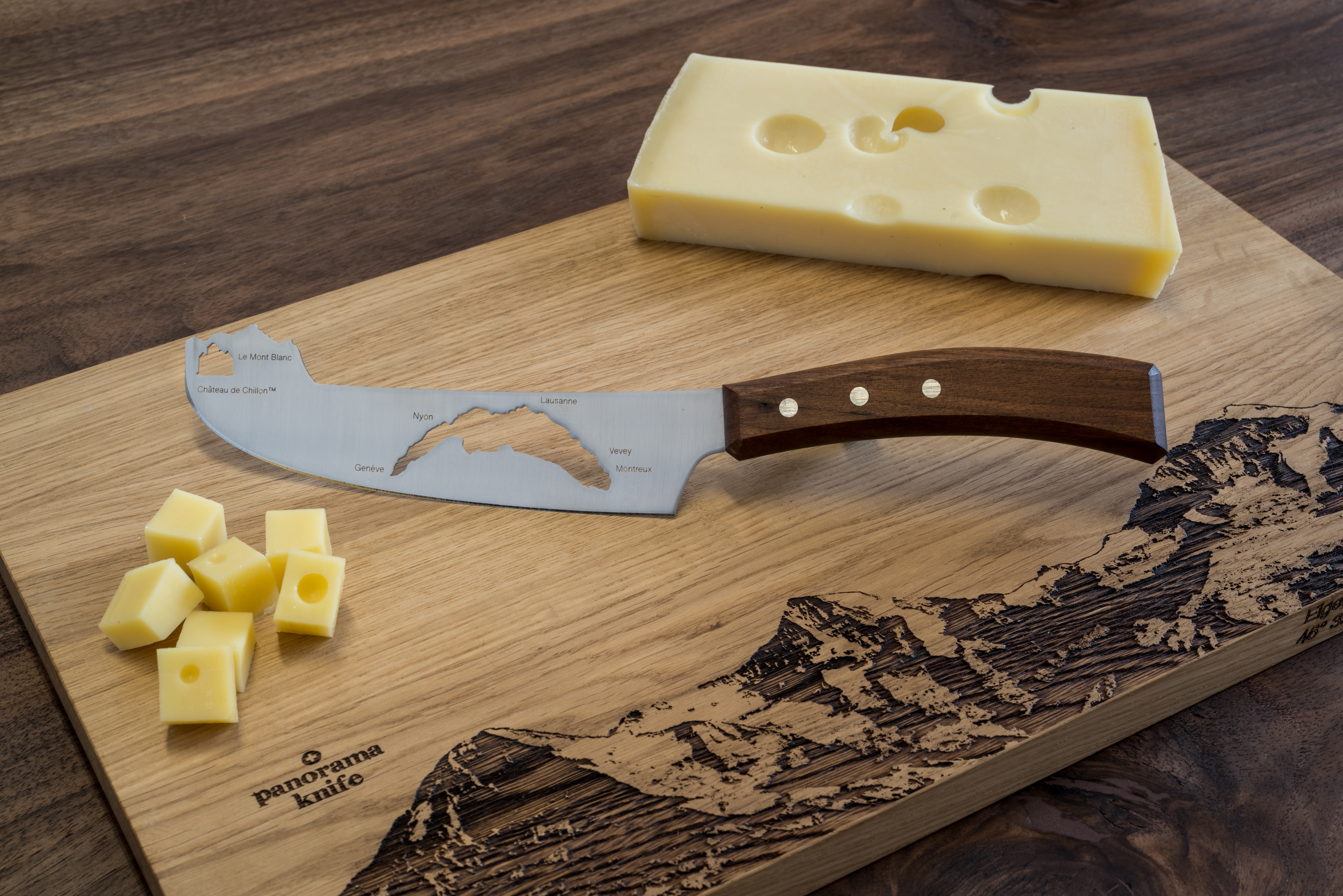 Panoramaknife Käsemesser, Genfersee