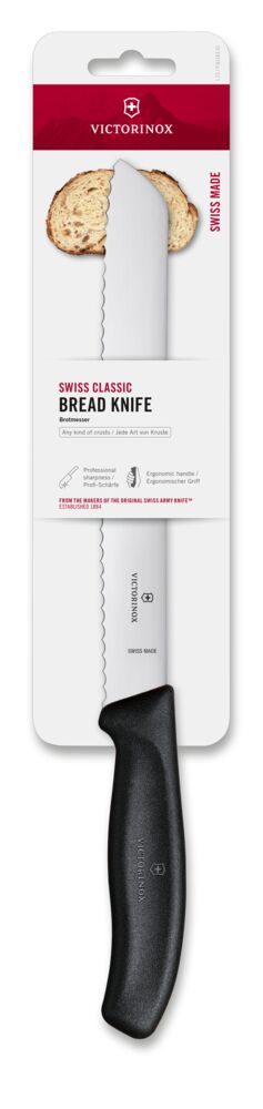 Victorinox Swiss Classic Brotmesser, schwarz