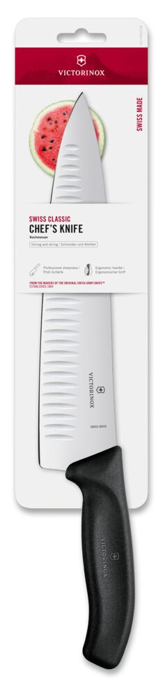 Victorinox Swiss Classic Kochmesser, Kullenschliff, 25cm Victorinox Swiss Classic Kochmesser, Kullenschliff, 25cm