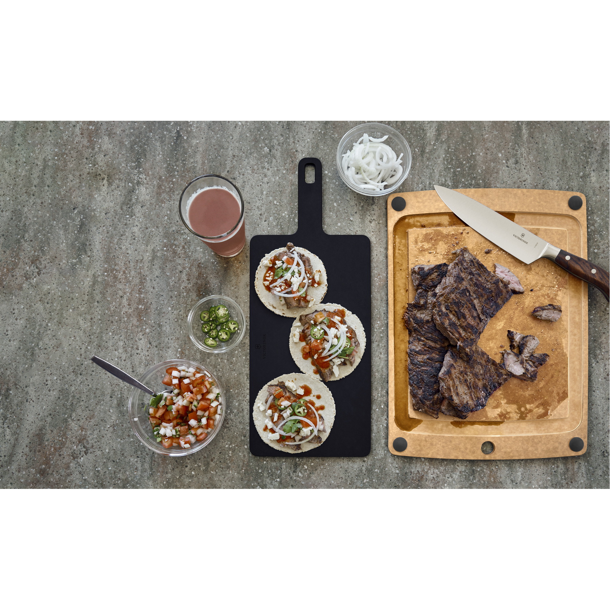 Victorinox Handy Series Schneidebrett L, schwarz