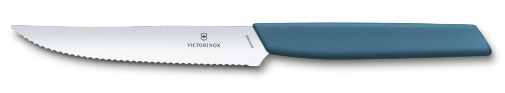 Victorinox Swiss Modern Steak- und Pizzamesser, blau
