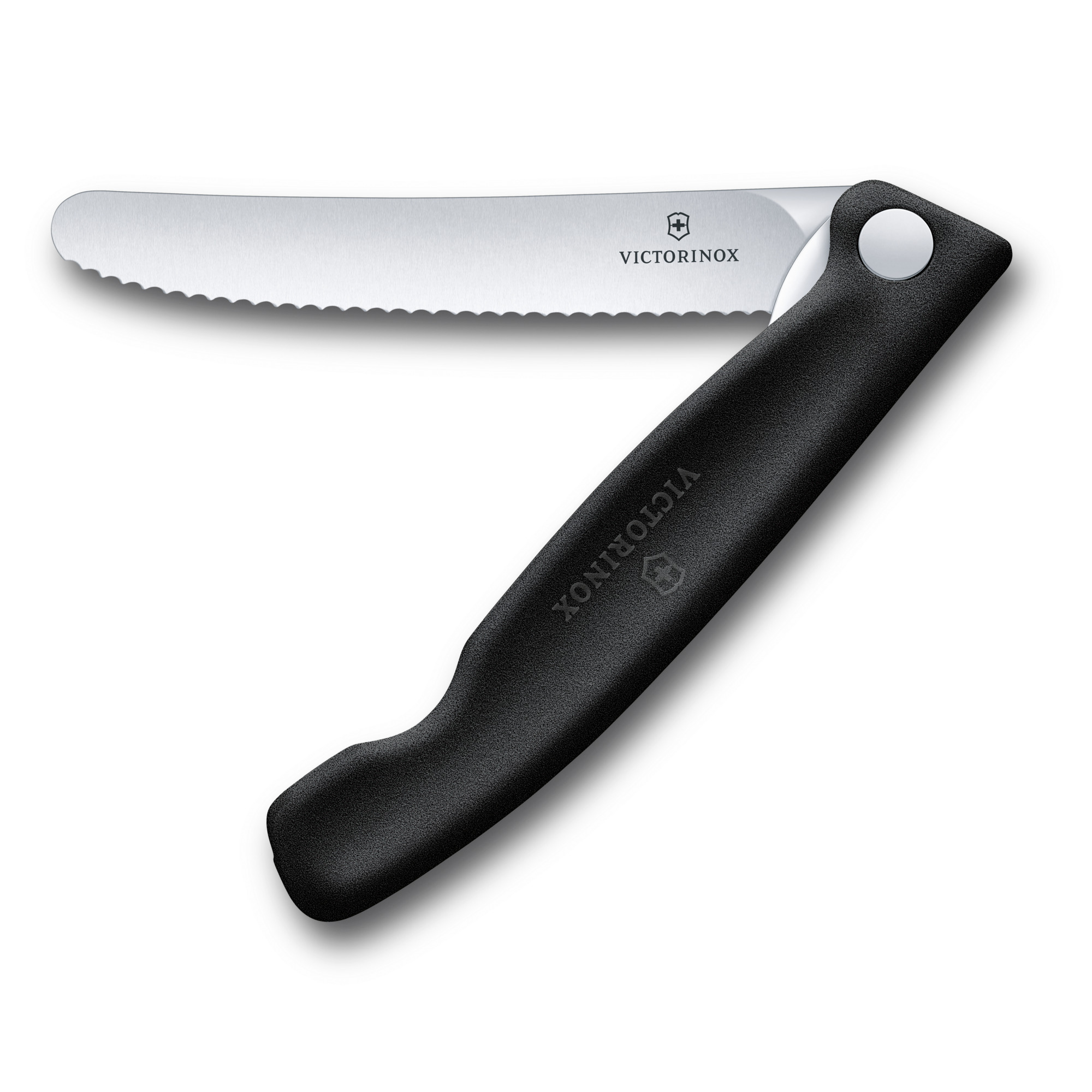 Victorinox Swiss Classic Picknickmesser Wellenschliff, schwarz