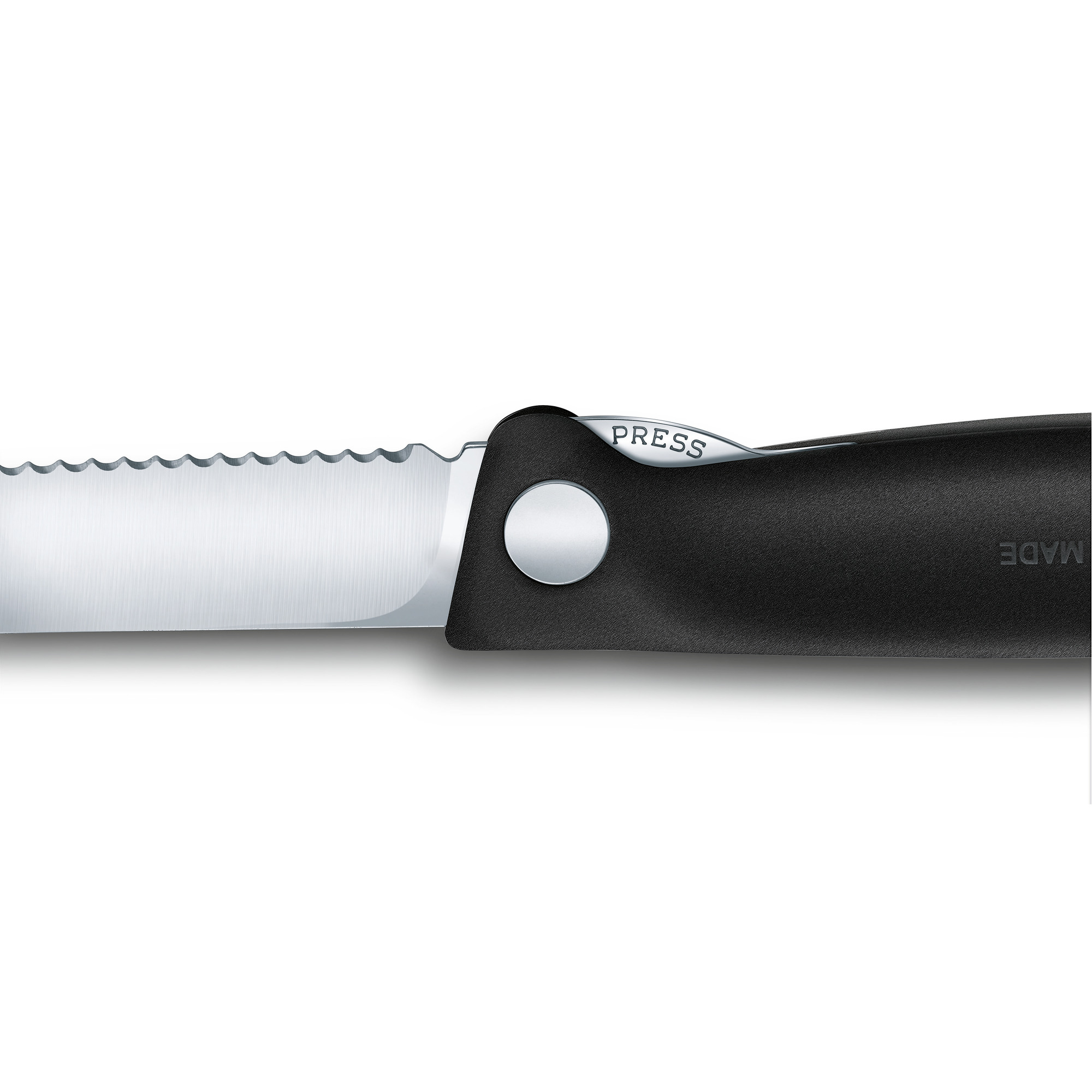 Victorinox Swiss Classic Picknickmesser Wellenschliff, schwarz
