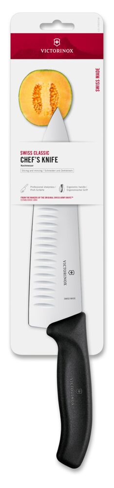 Victorinox Swiss Classic Kochmesser extra breit, Kullenschliff Victorinox Swiss Classic Kochmesser extra breit, Kullenschliff