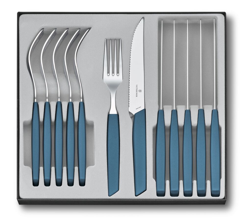 Victorinox Swiss Modern Tafelbesteck 12-teilig, blau
