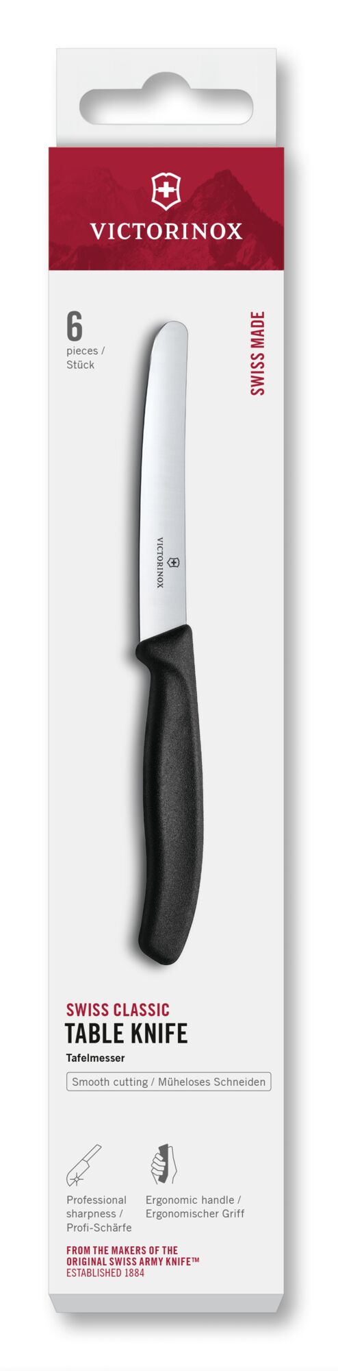 Victorinox Swiss Classic Tafelmesser 6-teilig Victorinox Swiss Classic Tafelmesser 6-teilig