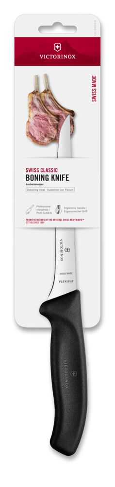 Victorinox Swiss Classic Ausbeinmesser, schmale, flexible Klinge, 15cm