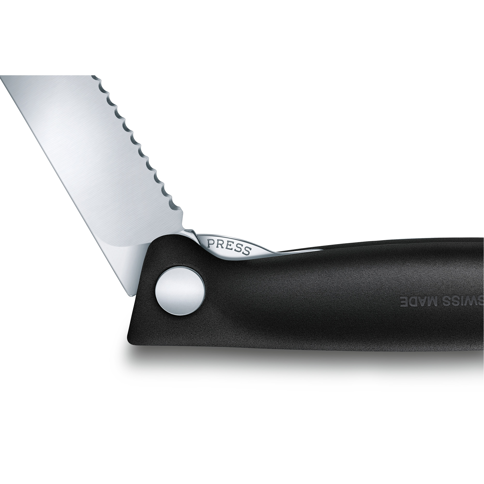 Victorinox Swiss Classic Picknickmesser Wellenschliff, schwarz