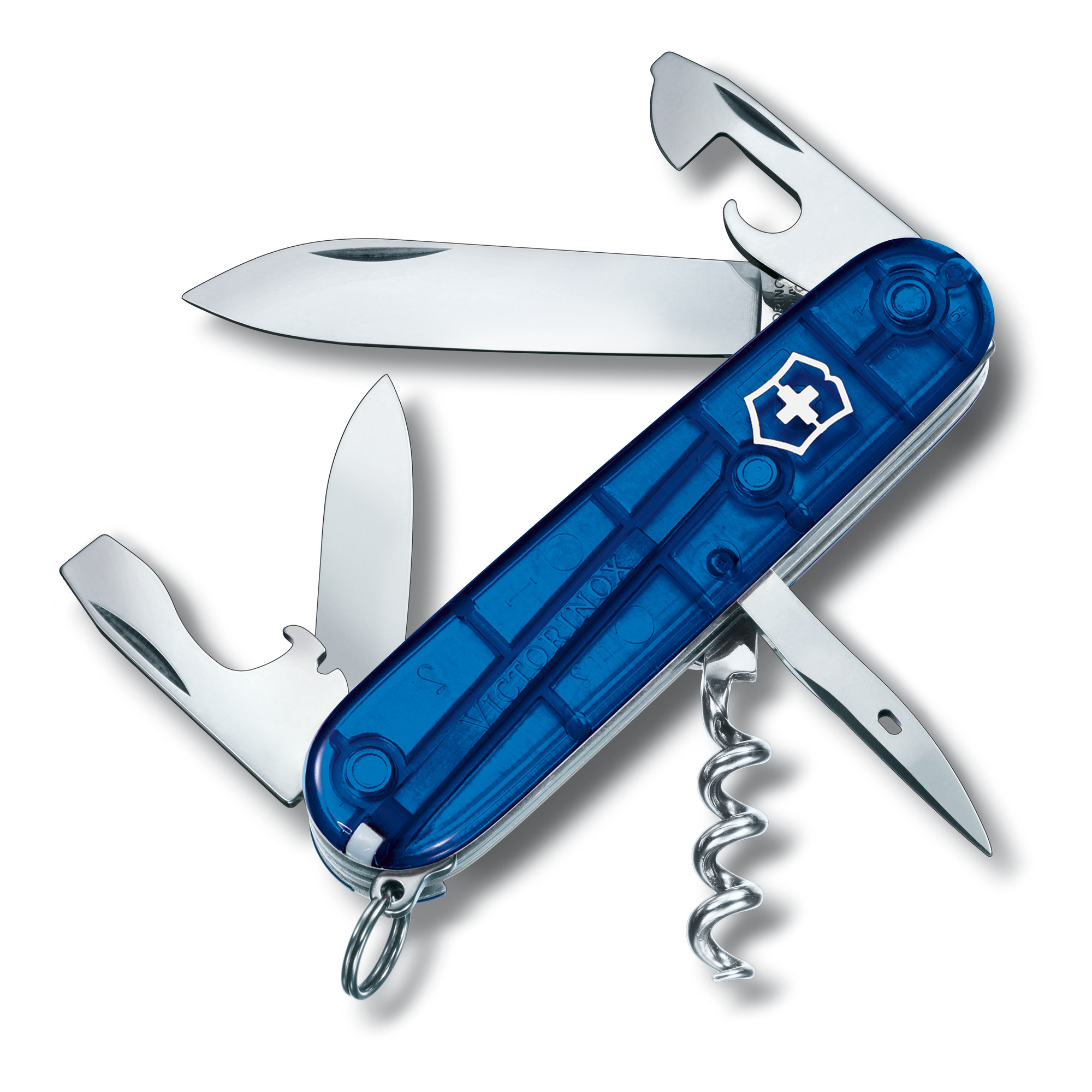 Victorinox Spartan blau transparent