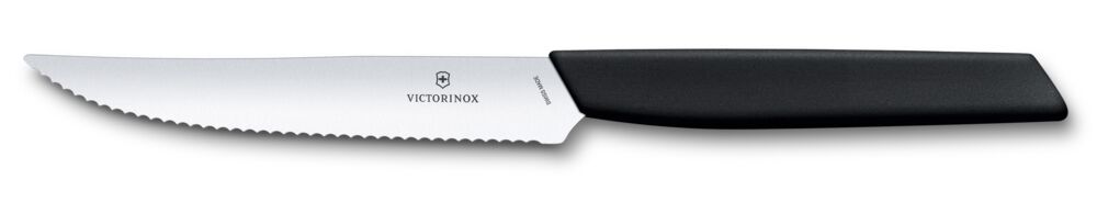 Victorinox Swiss Modern Steak- und Pizzamesser, schwarz